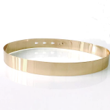 Aura Plain Gold Belt